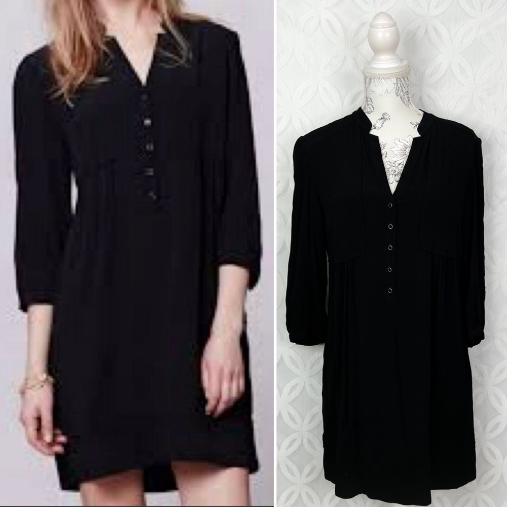 Maeve Black Mini Dress